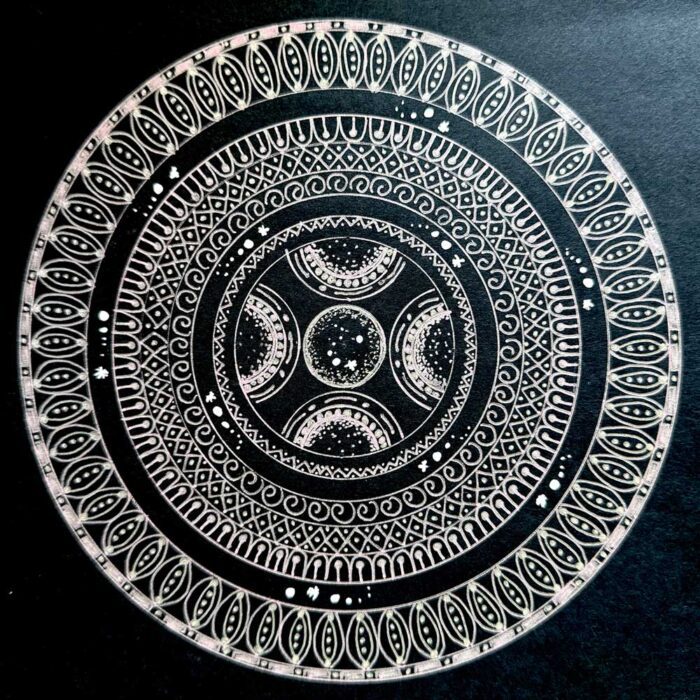 Alignment Retreats - Personalised mandala by Liz Collins